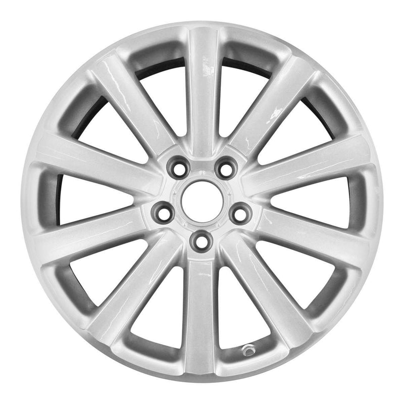 2008 volkswagen r32 wheel 18 machined silver aluminum 5 lug w69857ms 5