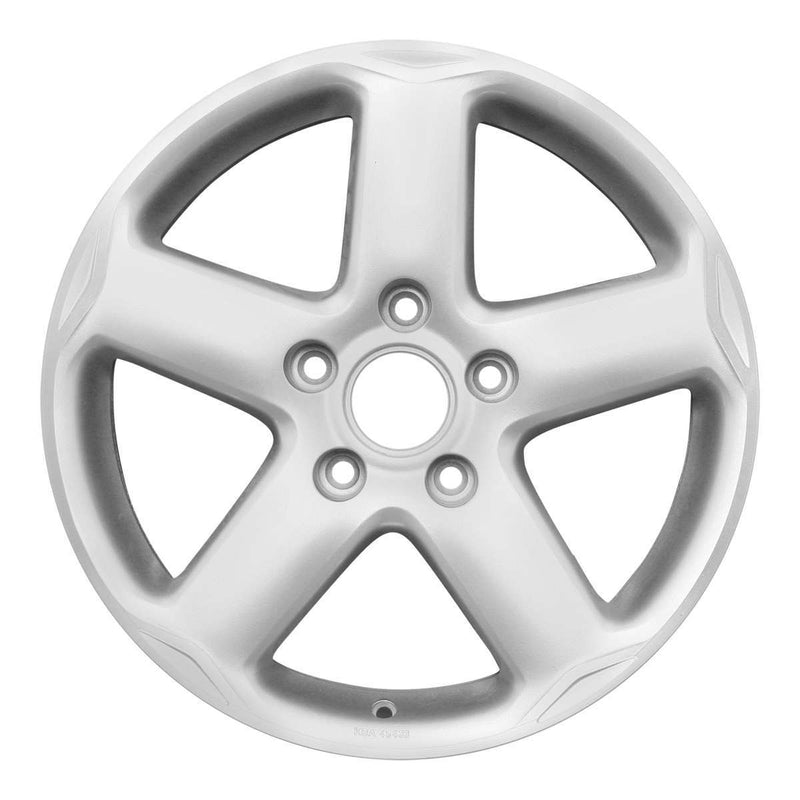 2009 volkswagen rabbit wheel 18 machined silver aluminum 5 lug w69858ms 2