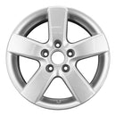 2007 volkswagen passat wheel 16 silver aluminum 5 lug w69872s 1