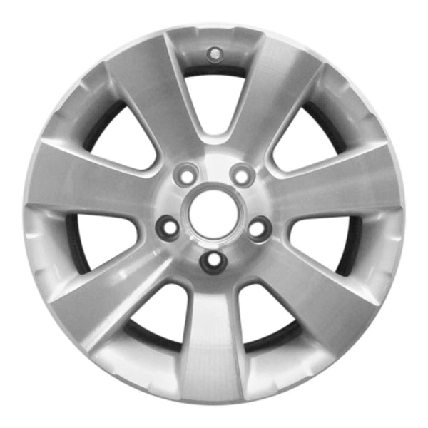 2010 volkswagen tiguan wheel 16 machined silver aluminum 5 lug w69874ms 2