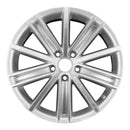 2009 volkswagen tiguan wheel 18 machined silver aluminum 5 lug w69877ms 1