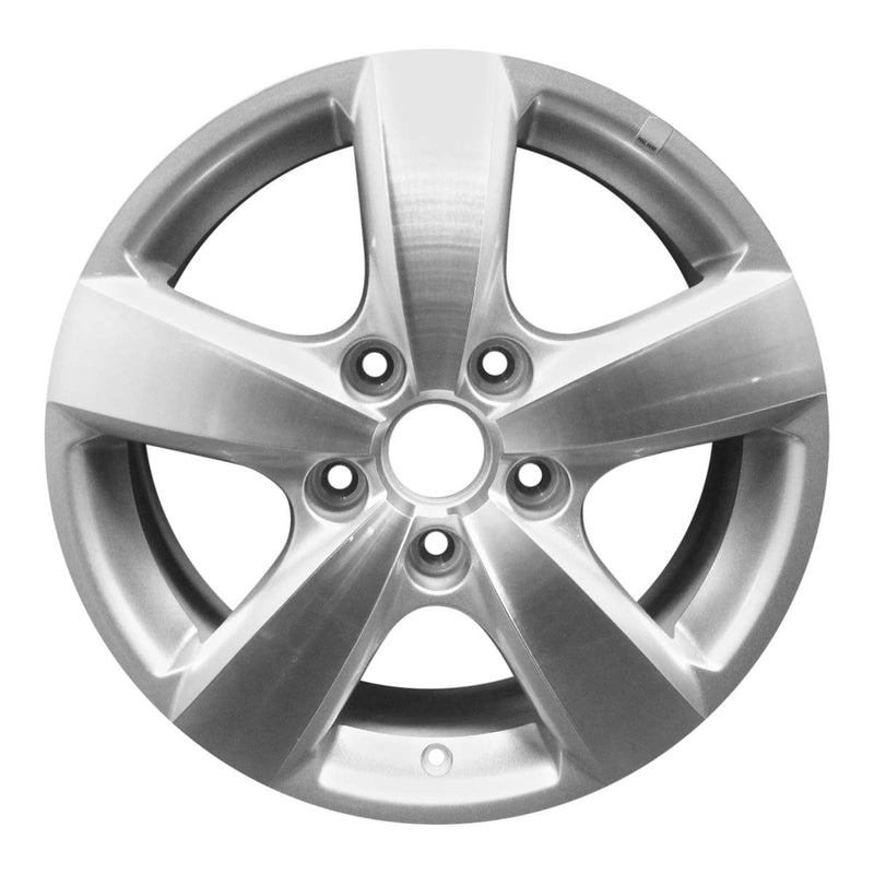 2011 volkswagen routan wheel 17 machined silver aluminum 5 lug w69884ms 3