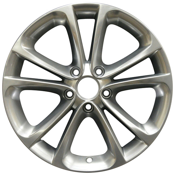 2011 volkswagen passat wheel 17 hyper aluminum 5 lug w69888h 6