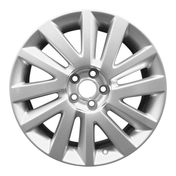 2009 volkswagen beetle wheel 17 silver aluminum 5 lug w69892s 4