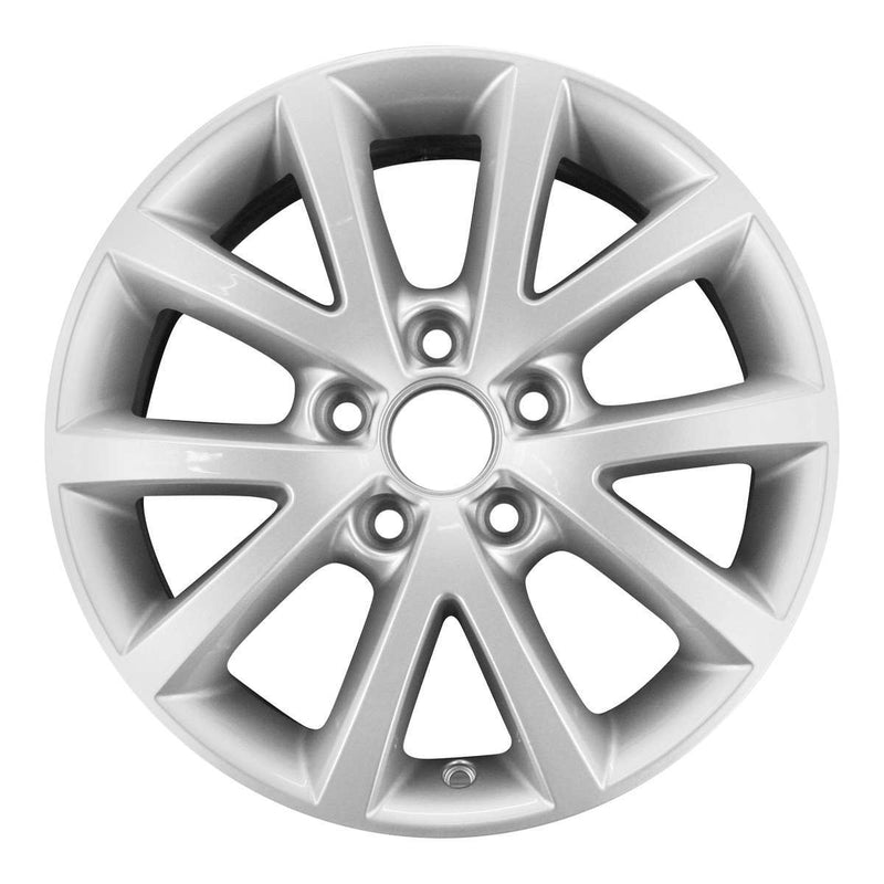 2011 volkswagen jetta wheel 16 silver aluminum 5 lug w69897s 2