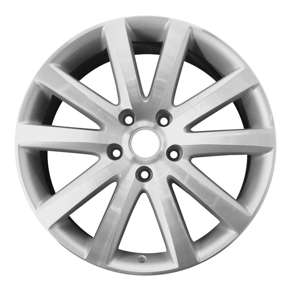 2010 volkswagen touareg wheel 20 machined silver aluminum 5 lug w69901ms 5