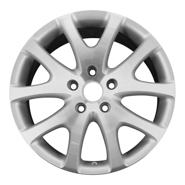 2007 volkswagen touareg wheel 19 machined silver aluminum 5 lug w69903ms 2