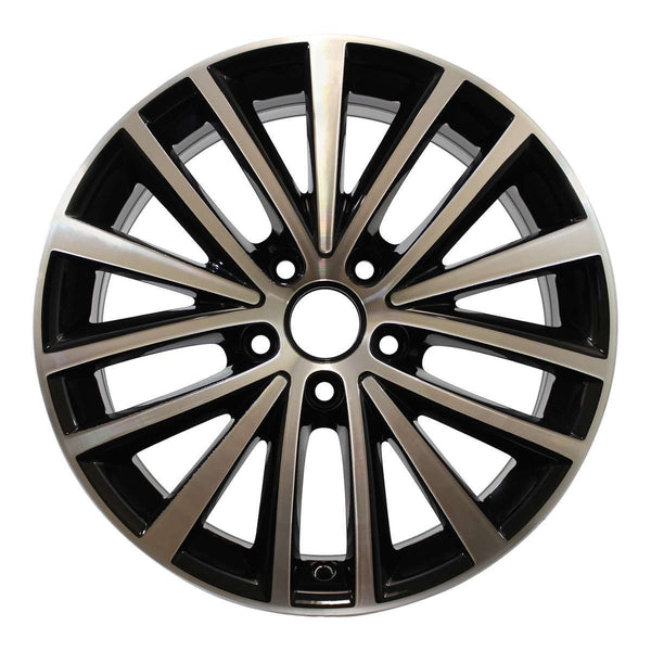 2013 volkswagen jetta wheel 17 machined gloss black aluminum 5 lug w69910mb 3