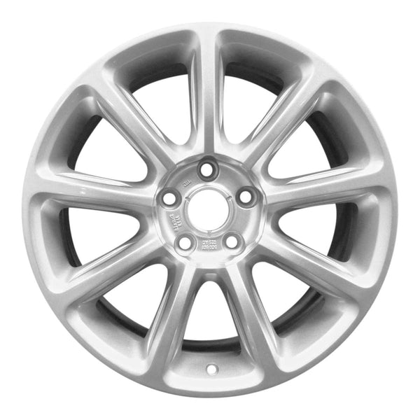 2007 volkswagen eos wheel 18 silver aluminum 5 lug w69913s 1