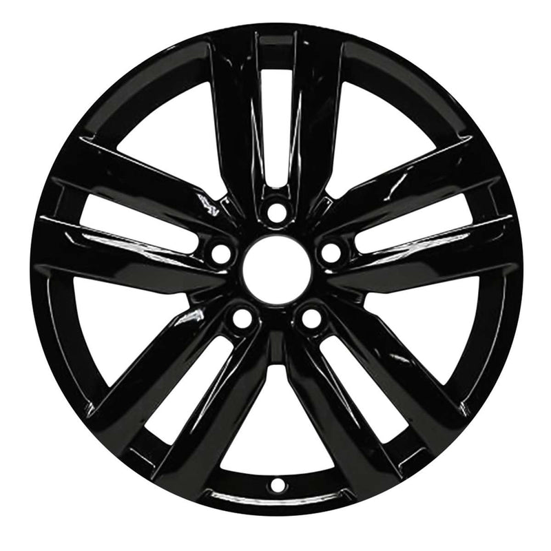 2012 volkswagen jetta wheel 17 black aluminum 5 lug w69940b 1