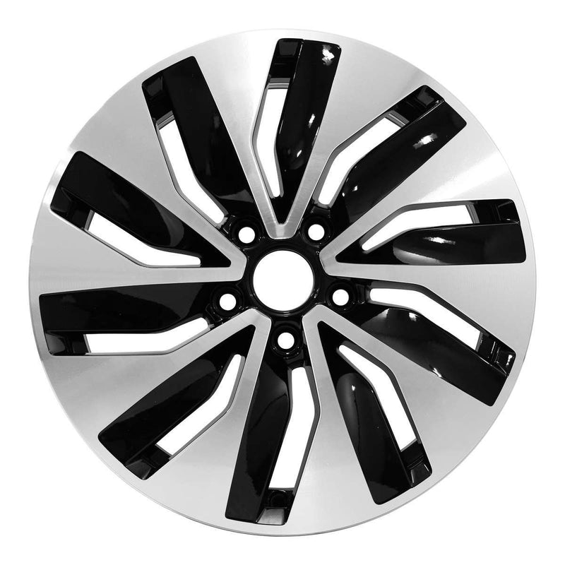 2012 volkswagen jetta wheel 17 machined gloss black aluminum 5 lug w69971mb 1