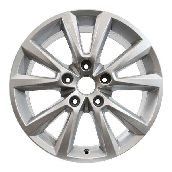 2011 volkswagen touareg wheel 18 silver aluminum 5 lug w69976s 5