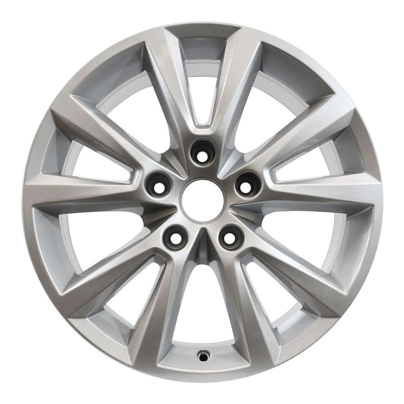 2011 volkswagen touareg wheel 18 silver aluminum 5 lug w69976s 5