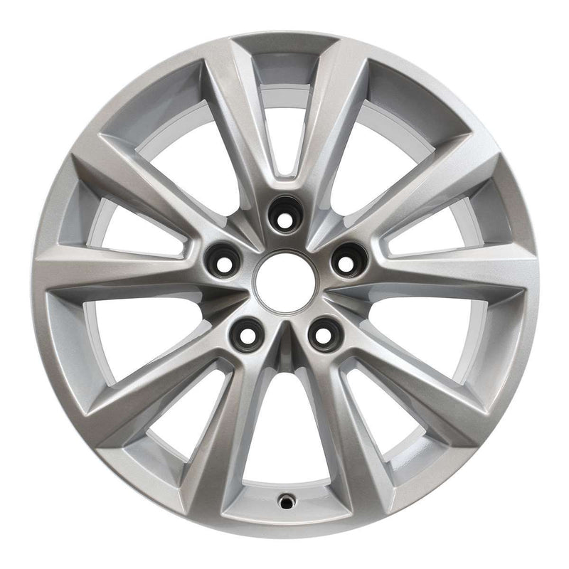 2015 volkswagen touareg wheel 18 silver aluminum 5 lug w69976s 3
