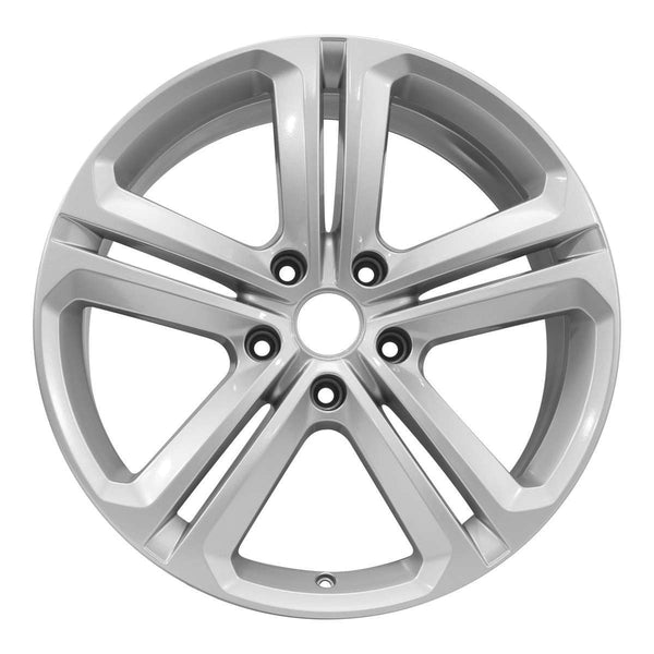 2013 volkswagen touareg wheel 20 silver aluminum 5 lug w69977s 5