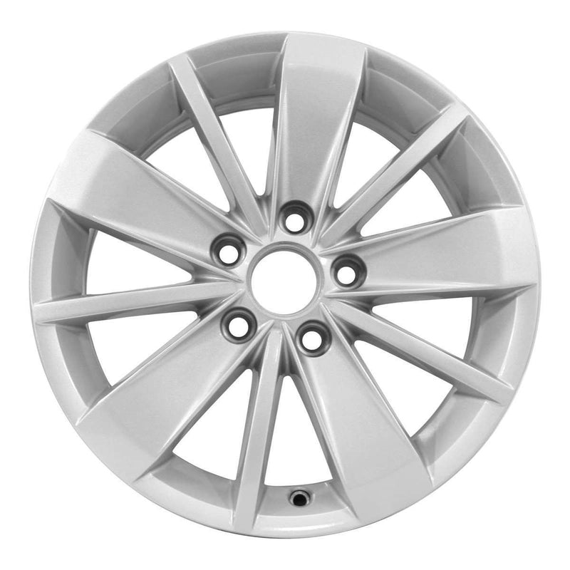 2016 volkswagen jetta wheel 16 silver aluminum 5 lug w69986s 2