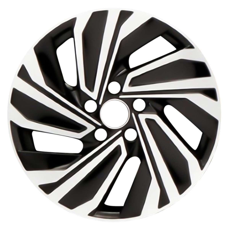 2021 volkswagen jetta wheel 17 machined black aluminum 5 lug rw70047mb 3