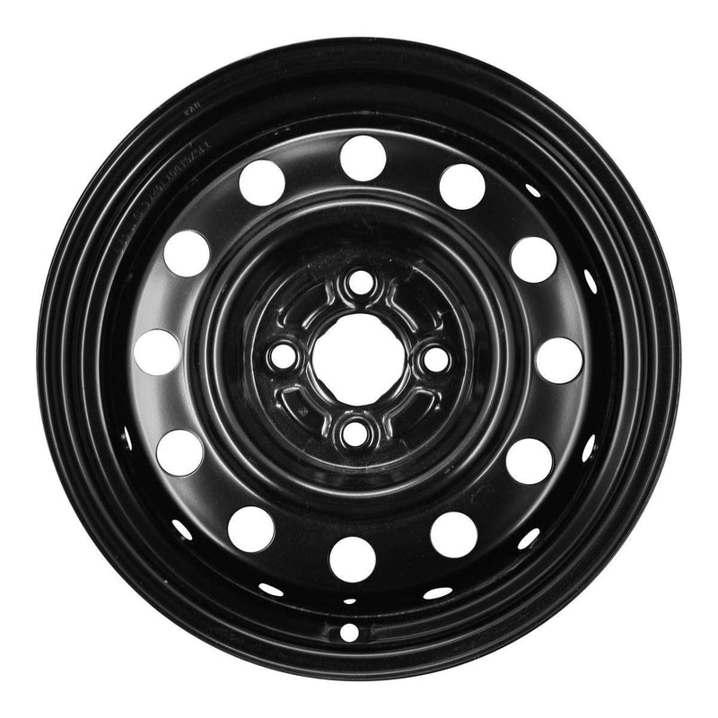 1997 saturn sc2 wheel 15 black steel 4 lug w7005b 22