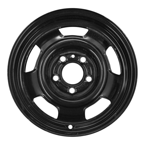 1989 volvo 240s wheel 14 black steel 5 lug w70167b 1