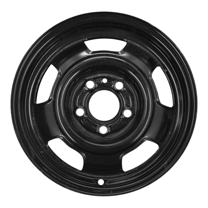 1989 volvo 240s wheel 14 black steel 5 lug w70167b 1