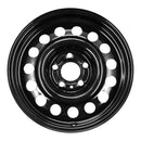1992 volvo 740 wheel 15 black steel 5 lug w70169b 4