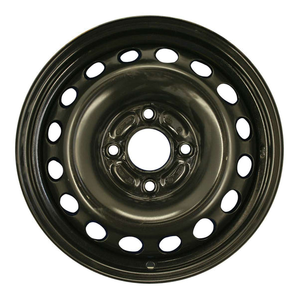 2001 volvo 40 wheel 15 black steel 4 lug w70234b 2