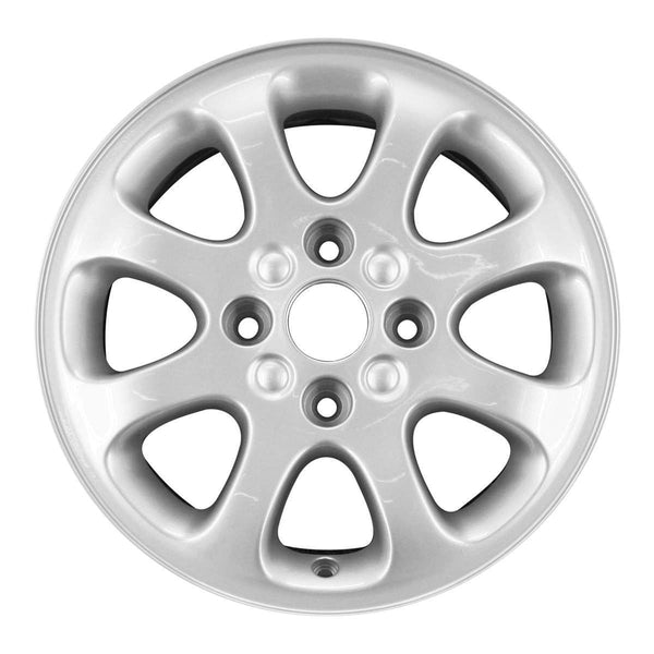 2001 volvo v40 wheel 15 silver aluminum 4 lug w70236s 12