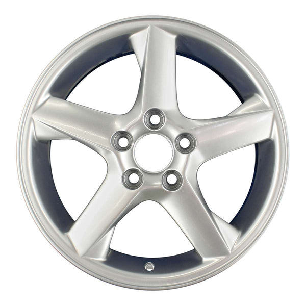 2002 volvo c70 wheel 17 silver aluminum 5 lug w70255s 5