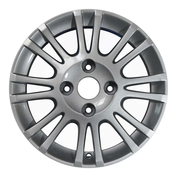 2002 volvo s40 wheel 15 silver aluminum 5 lug w70258s 1