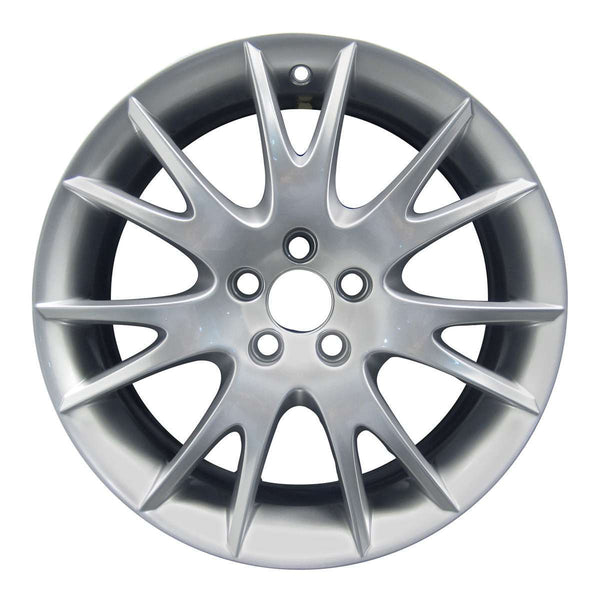 2007 volvo c70 wheel 18 silver aluminum 5 lug w70297s 2