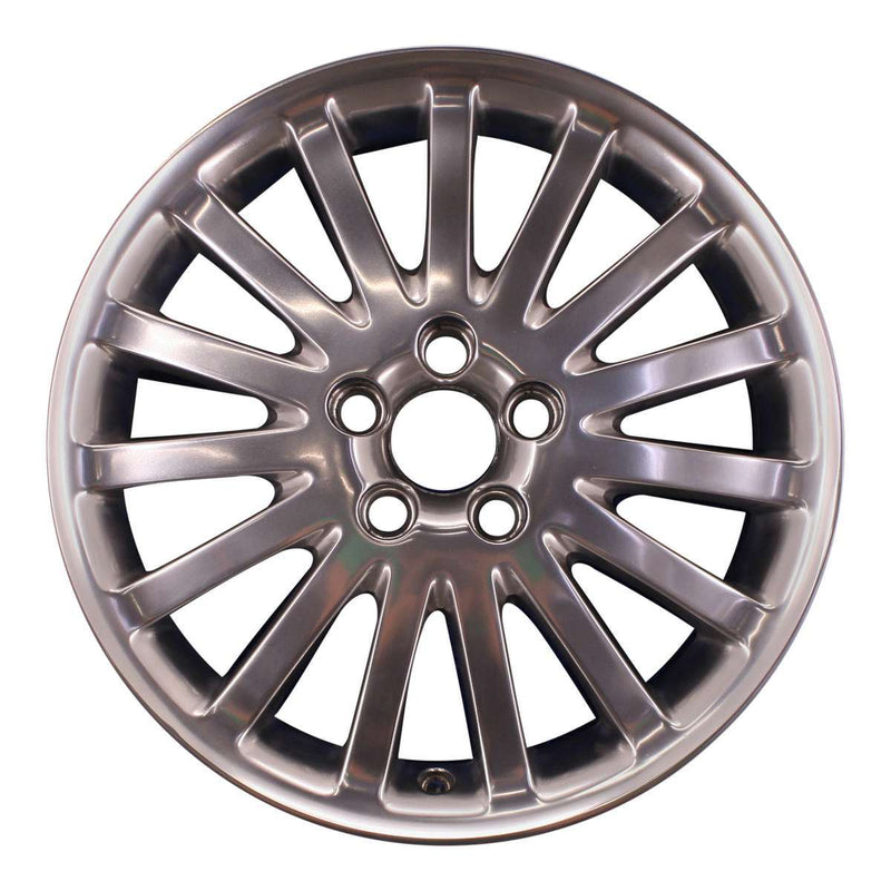 2009 volvo c30 wheel 17 polished aluminum 5 lug w70301p 1