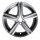 2010 volvo xc90 wheel 19 machined charcoal aluminum 5 lug w70332mc 4