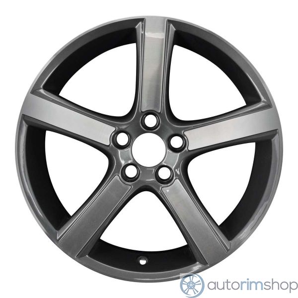 2012 volvo v50 wheel 18 machined charcoal aluminum 5 lug w70339mc 25