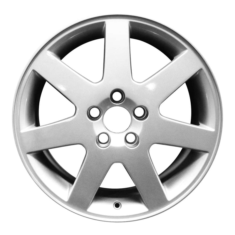 2004 volvo s40 wheel 17 silver aluminum 5 lug w70346s 4