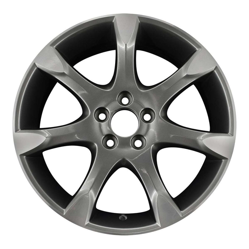 2002 volvo xc70 wheel 18 machined charcoal aluminum 5 lug w70357mc 29