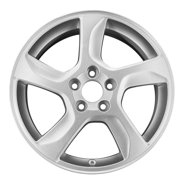 2012 volvo s60 wheel 17 silver aluminum 5 lug w70368s 36