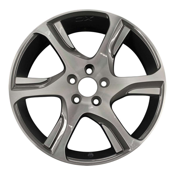 2012 volvo xc60 wheel 18 machined charcoal aluminum 5 lug w70371mc 6