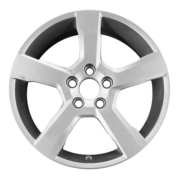 2005 volvo s40 wheel 17 silver aluminum 5 lug w70373s 5