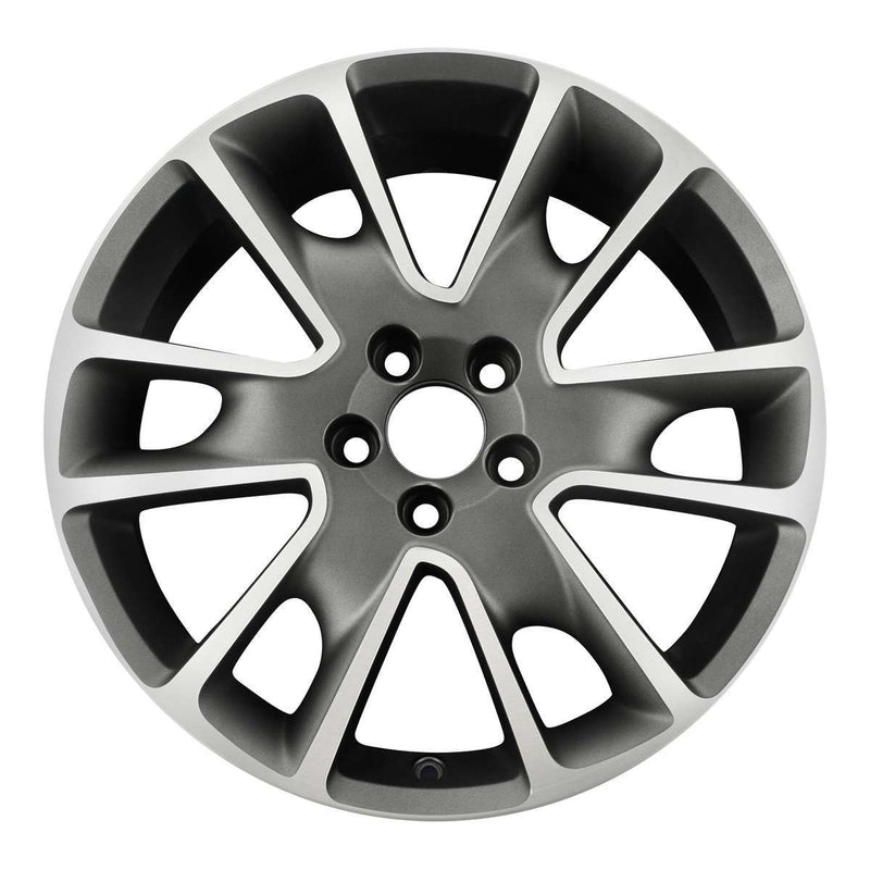 2003 volvo xc70 wheel 18 machined charcoal aluminum 5 lug w70377mc 27