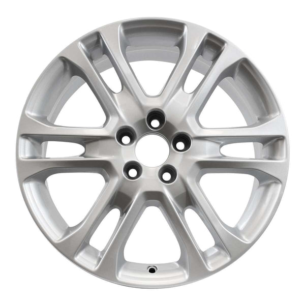 2015 volvo xc60 wheel 18 silver aluminum 5 lug w70396s 2