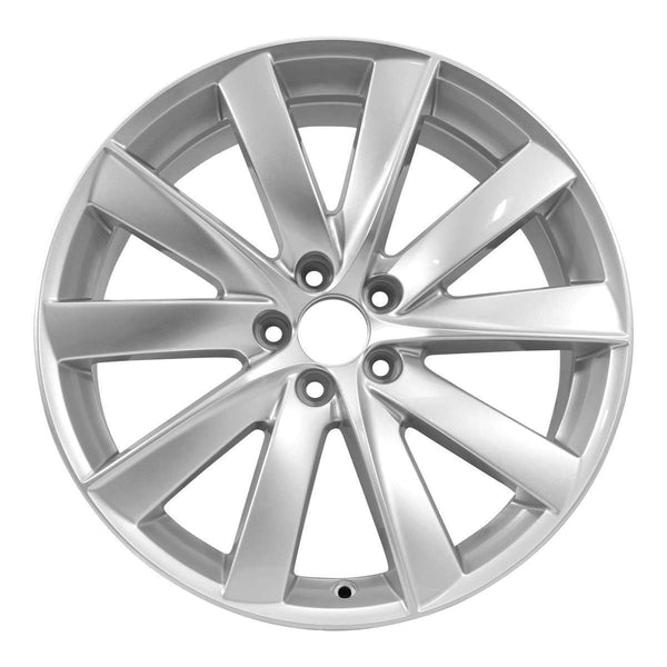 2019 volvo xc90 wheel 19 silver aluminum 5 lug w70406s 5