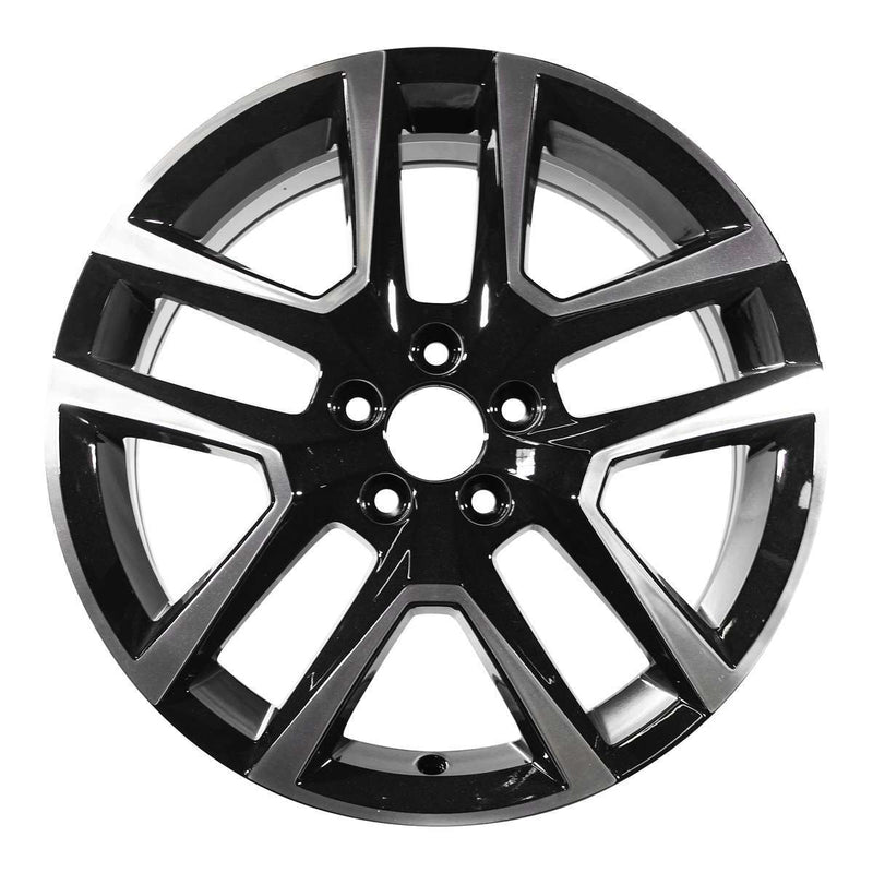 2018 volvo v60 wheel 18 machined gloss black aluminum 5 lug w70427mb 3