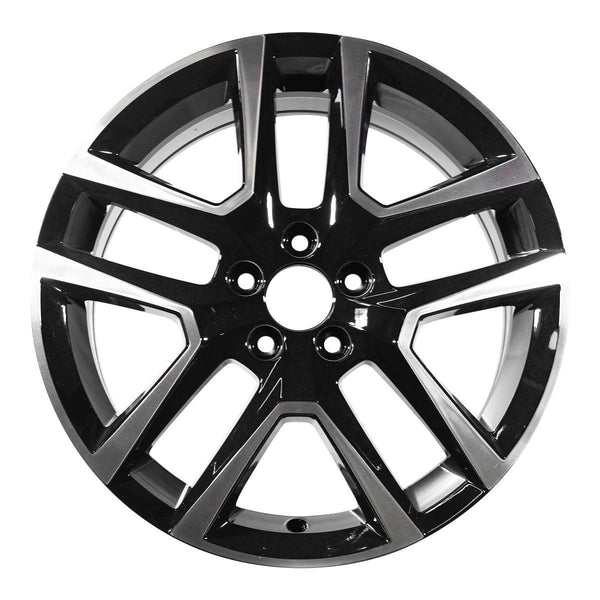 2017 volvo s60 wheel 18 machined gloss black aluminum 5 lug w70427mb 1