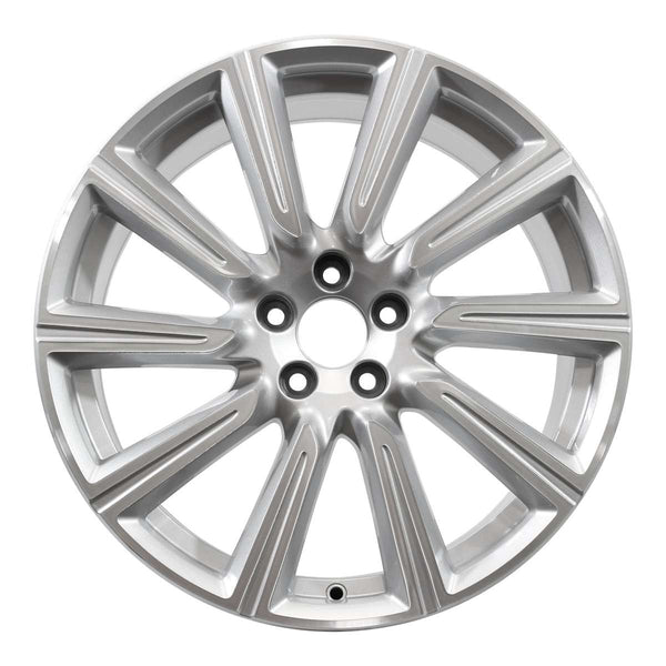 2017 volvo s90 wheel 19 machined silver aluminum 5 lug w70433ms 1