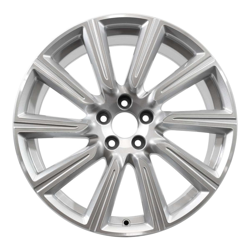 2017 volvo s90 wheel 19 machined silver aluminum 5 lug w70433ms 1