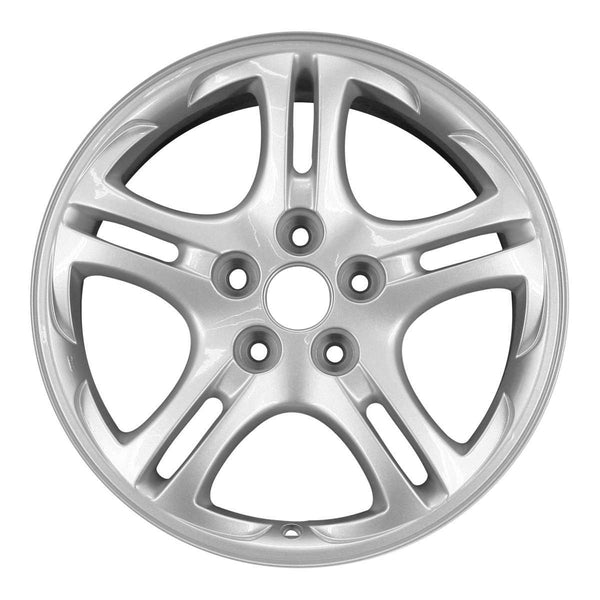 2006 hyundai tiburon wheel 17 silver aluminum 5 lug w70701s 4