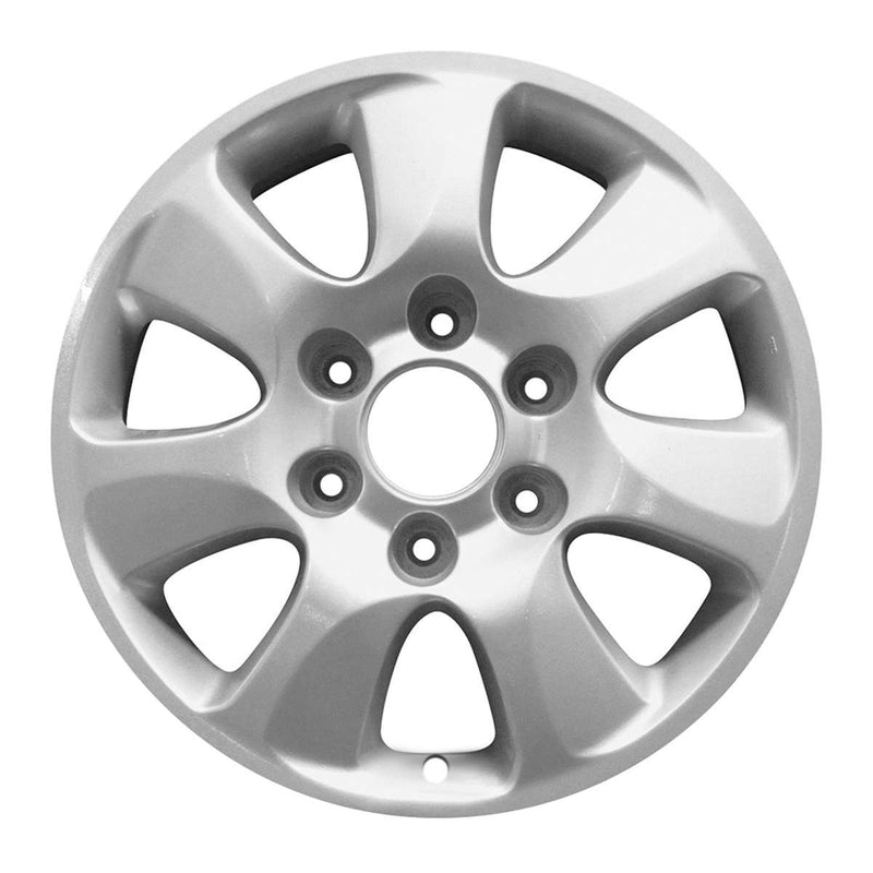 2008 hyundai entourage wheel 17 silver aluminum 6 lug w70735as 2