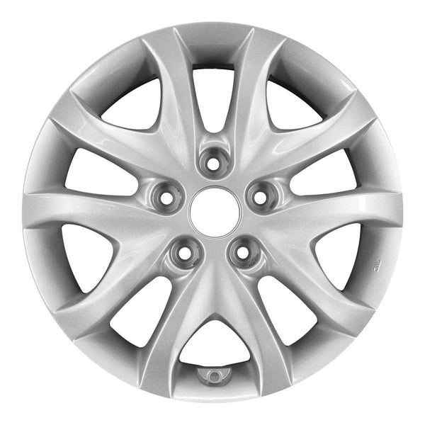 2009 hyundai elantra wheel 16 silver aluminum 5 lug rw70777s 1