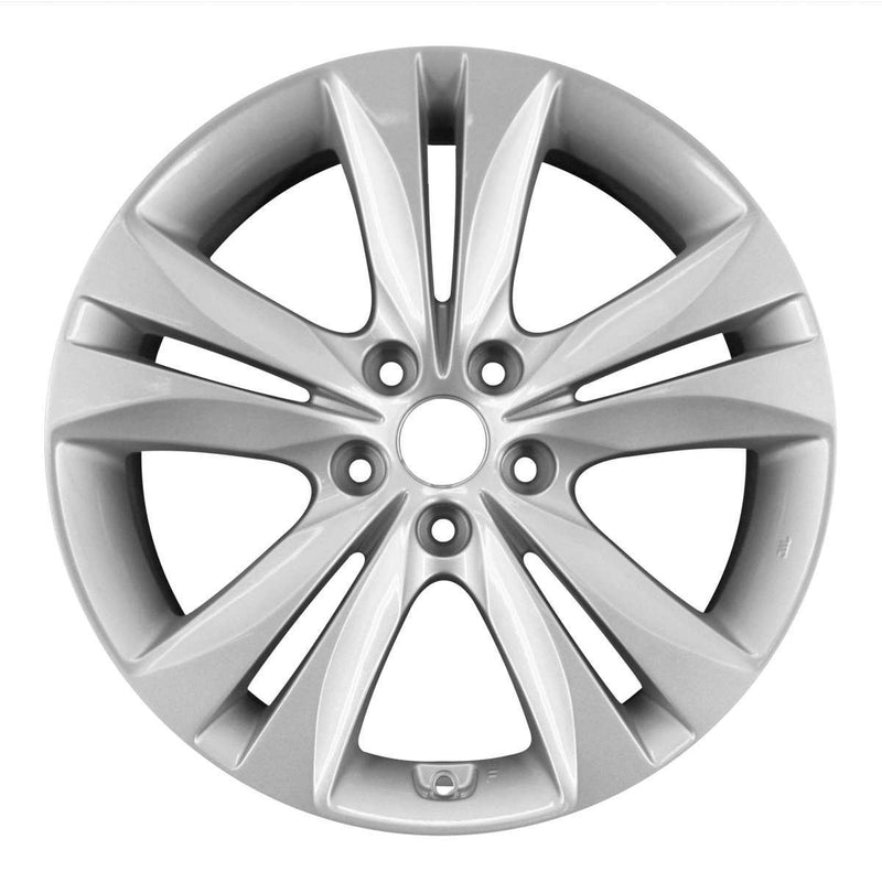 2013 hyundai genesis wheel 18 silver aluminum 5 lug w70788s 5