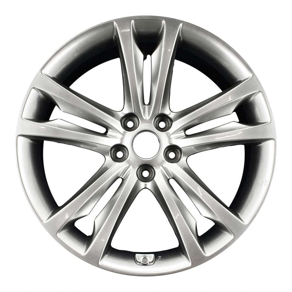 2011 hyundai genesis wheel 19 hyper aluminum 5 lug w70791h 3